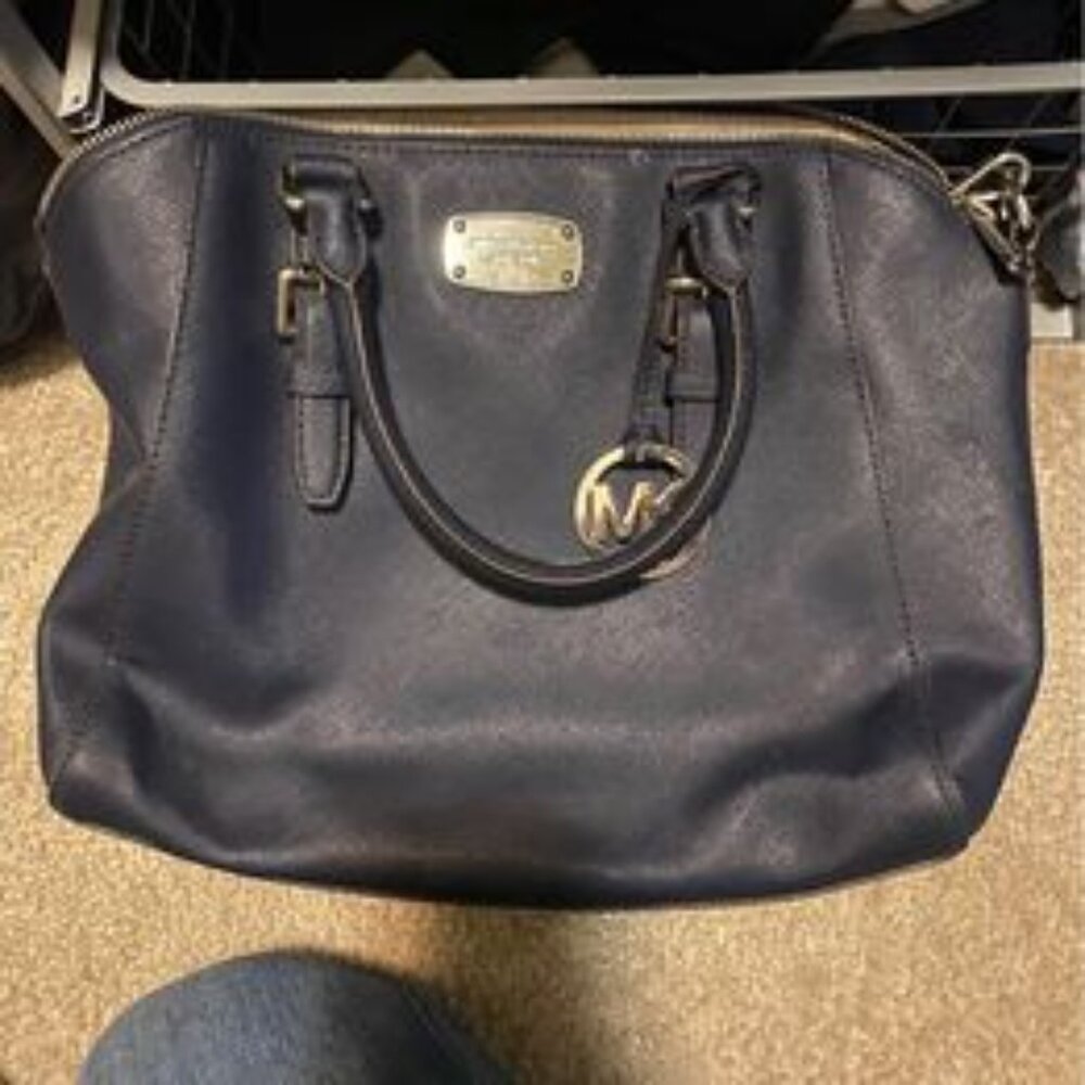 Michael Kors Medium Bag Navy Blue